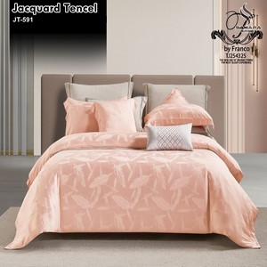 sprei bahan jacquard tencel