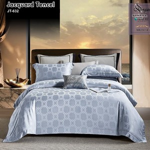 sprei bahan jacquard tencel
