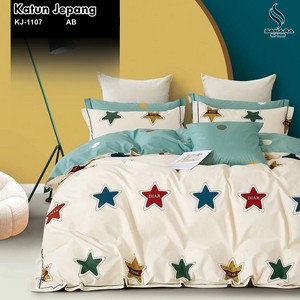 sprei katun jepang rumbai