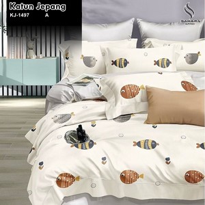 sahara sprei katun jepang bunga