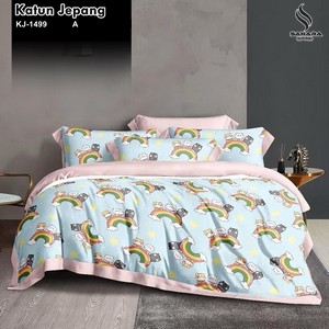 harga sprei bahan katun jepang