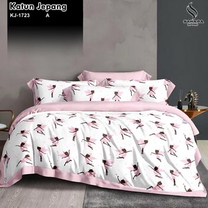 bed cover katun jepang asli