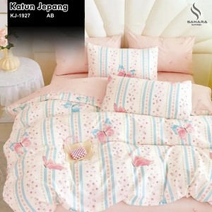 sprei bedcover katun jepang