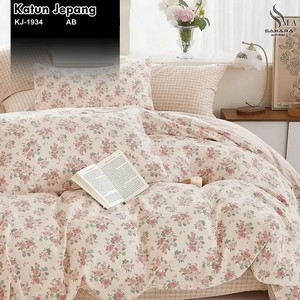 bahan sprei katun jepang polos