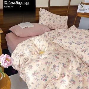 bedcover bahan katun jepang