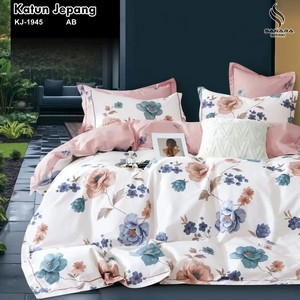 sprei katun jepang motif bunga sakura