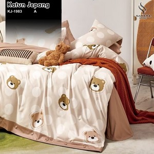 bed cover katun jepang