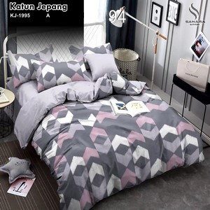 sprei katun jepang motif minimalis