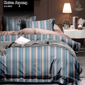 harga bed cover katun jepang asli