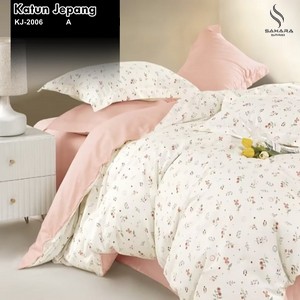 sprei katun jepang motif minimalis