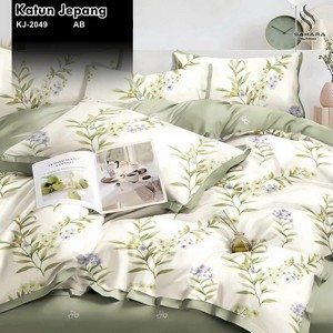 sprei bedcover katun jepang