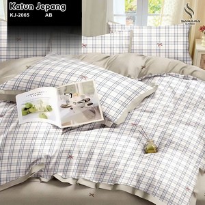 sprei katun jepang polos