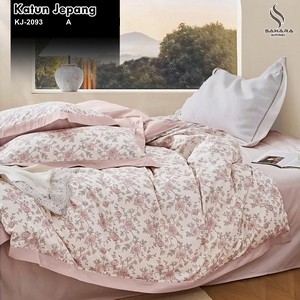 sprei katun jepang motif minimalis