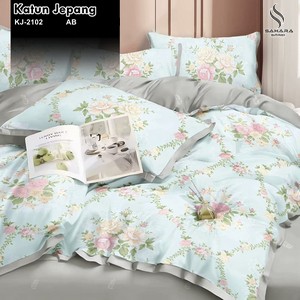 harga bed cover katun jepang asli