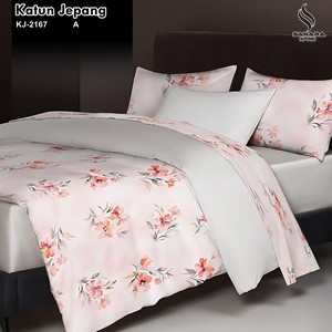 sprei katun jepang rumbai