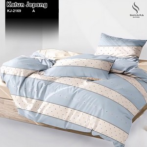 sprei katun jepang motif minimalis