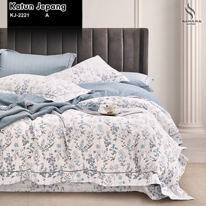 bedcover polos katun jepang