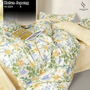 bedcover polos katun jepang
