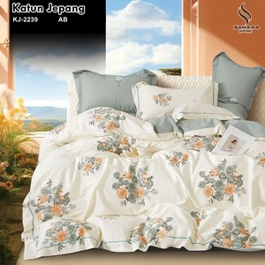 bahan sprei katun jepang polos