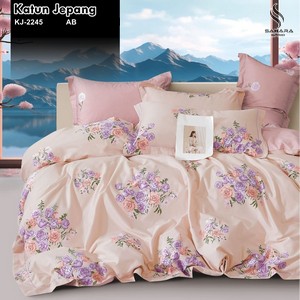 sprei rumbai katun jepang