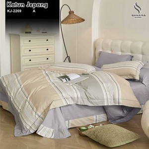 sprei bahan katun jepang
