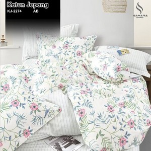 sahara sprei katun jepang bunga