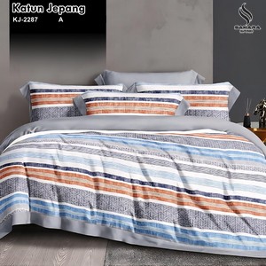 sprei katun jepang polos
