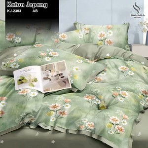 bed cover katun jepang