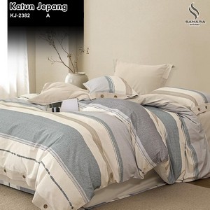 sprei katun jepang motif minimalis