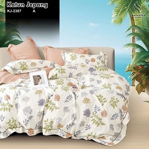 bedcover bahan katun jepang