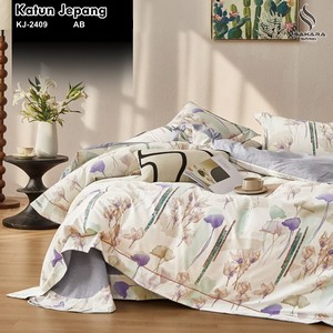 sprei katun jepang motif minimalis