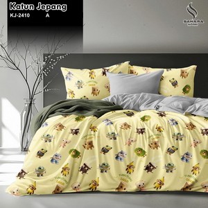 harga bed cover katun jepang asli