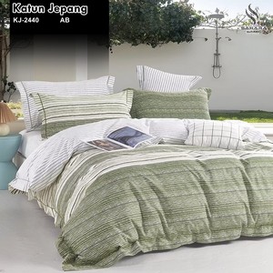 sprei bahan katun jepang