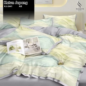 bedcover katun jepang
