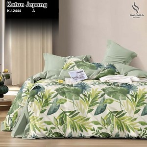 harga bed cover katun jepang asli