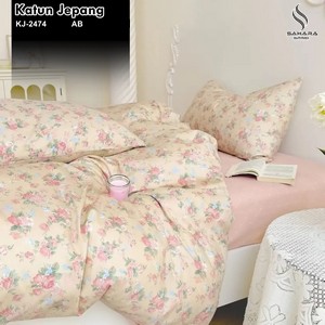 sprei bahan katun jepang terbaru