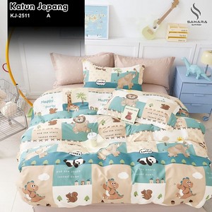 sprei bahan katun jepang