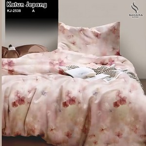 sprei bahan katun jepang