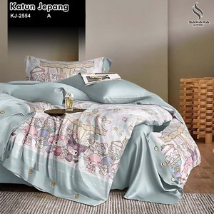 bedcover katun jepang