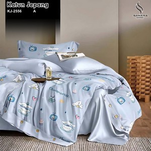 sprei katun jepang polos