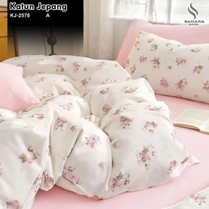 bedcover katun jepang