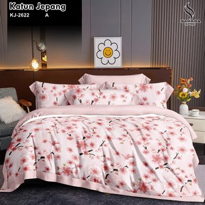 sahara sprei katun jepang bunga