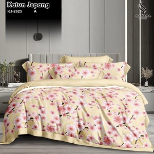 motif sprei katun jepang