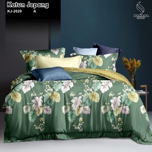 bedcover bahan katun jepang
