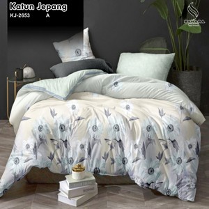 harga bed cover katun jepang asli
