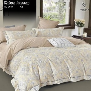 sprei katun jepang polos