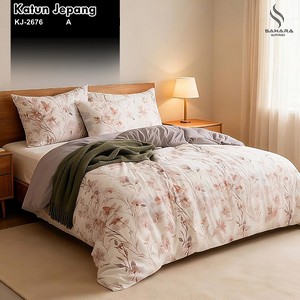 sprei bahan katun jepang