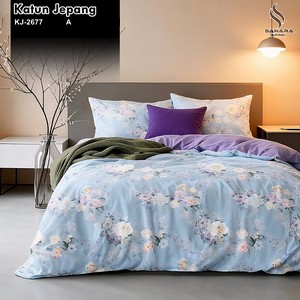 bedcover katun jepang