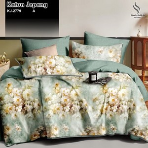 bedcover katun jepang