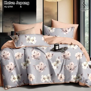 sprei katun jepang polos